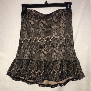 Lace tube top